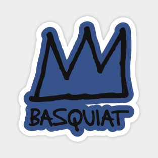 Basquiat Crown Symbol Magnet