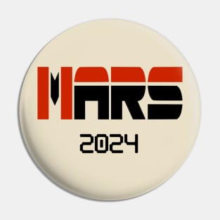 Mars Space Shirt Pin