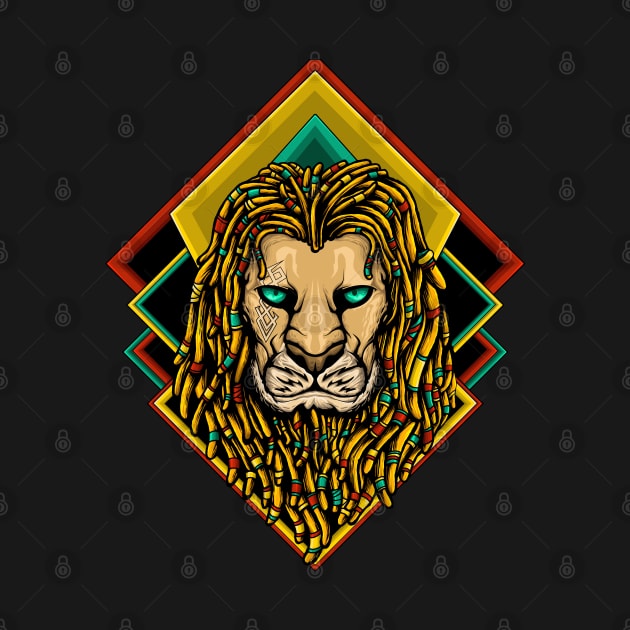 Lion King of Reggae Jungle by IMBAKID