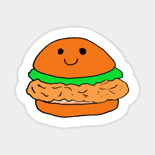 Fried Chicken Sandwich Magnet