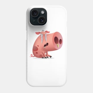 Sad little pig Phone Case
