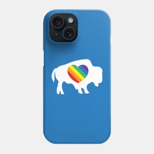 Buffalo Pride Week Rainbow Gay Pride Colors LGBTQ Ally Phone Case