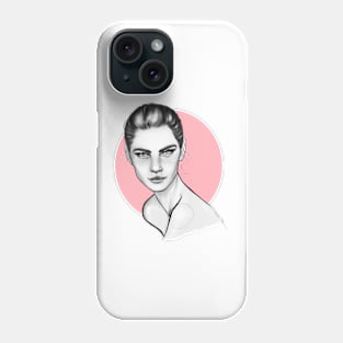 Pink Portrait Phone Case