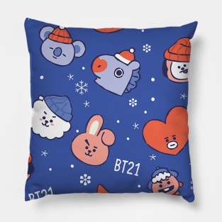 BT21 Let It Snow Pillow