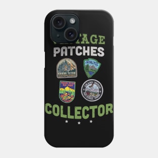 vintage patches collector / patches lover gift idea / patch collector present Phone Case