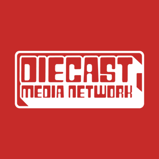 Diecast Media Network (Plastic - White on Orange) T-Shirt