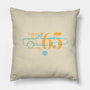 65 Valiant (Convertible) - The Way to Drive Pillow
