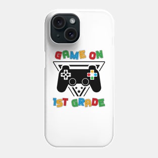 Back To School Game On 1st Grade Funny Gamer Kids Boys Phone Case