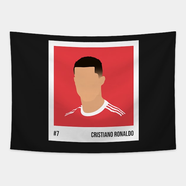 Cristiano Ronaldo Minimalistic Camera Film Tapestry by GotchaFace