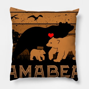 Mamabear Mother Bear Mother_s Day Gift Pillow