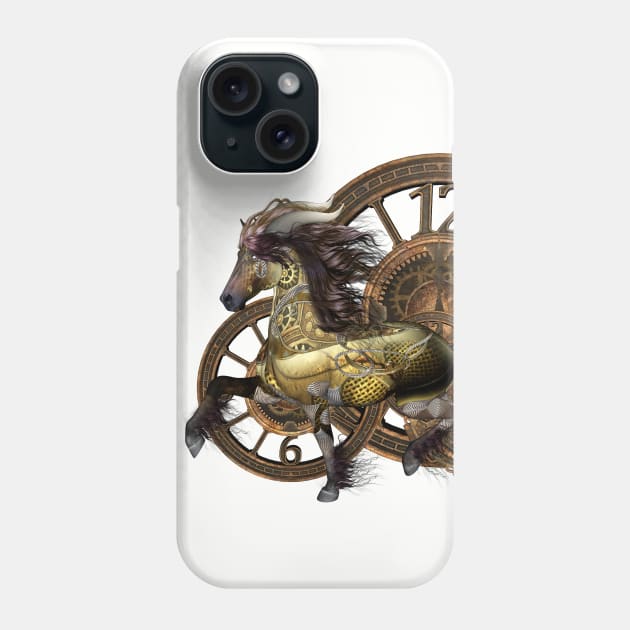 Unique Steampunk horse clocks and gears Phone Case by Nicky2342