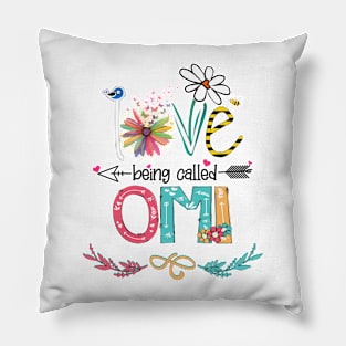 Love Being Called Omi Happy Mother's Day Pillow