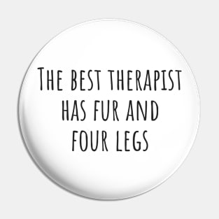 The Best Therapist Pin