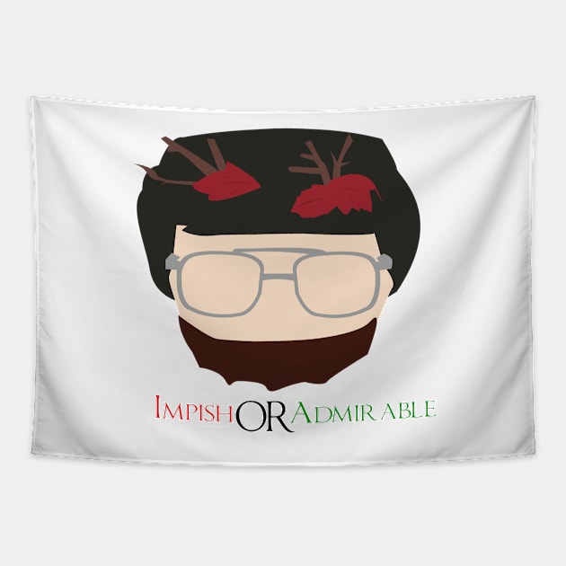 Belsnickle Impish or Admirable Tapestry by HeardUWereDead