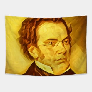 Franz Schubert Golden Portrait | Franz Schubert Artwork 8 Tapestry