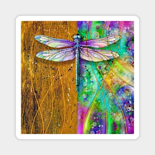 Dragonfly fantasy Magnet