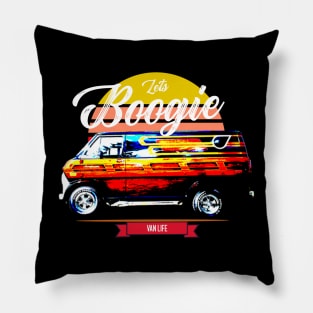 BOOGIE VAN T-SHIRT Pillow