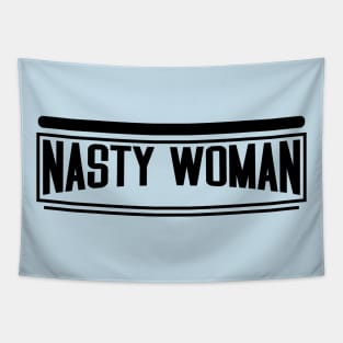 nastywoman text black Tapestry