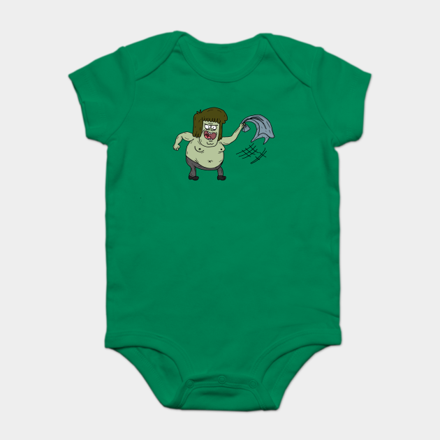 Muscle Man Swinging His Shirt Regular Show Muscle Man Body Bebe Teepublic Fr