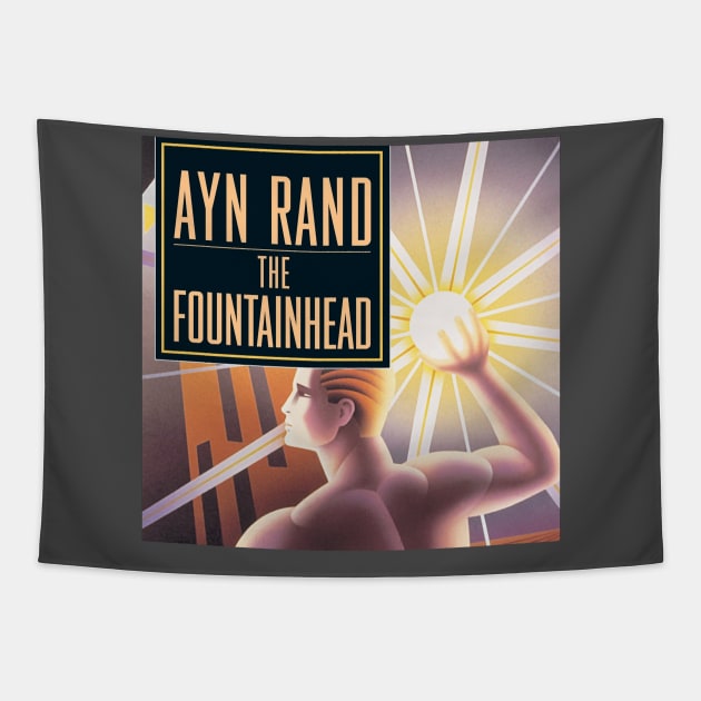 The Fountainhead by Ayn Rand - Cover Tapestry by SpartanCell