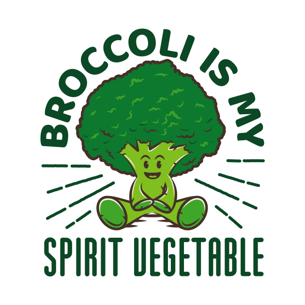 Funny Broccoli Gift - Broccoli Is My Spirit Animal by propellerhead