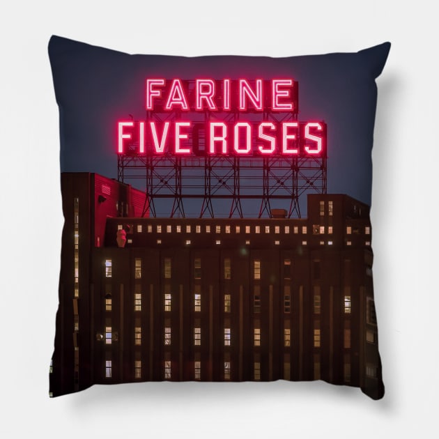 Farine Five Roses Pillow by TKL