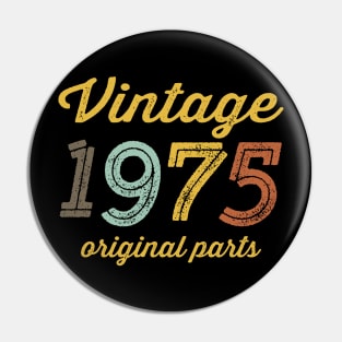Vintage 1975 Original Parts Pin