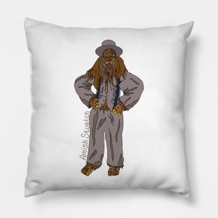 Amish Squatch Pillow