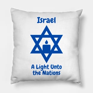 Israel - A Light Unto the Nations Pillow