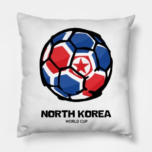 North Korea Football Country Flag Pillow