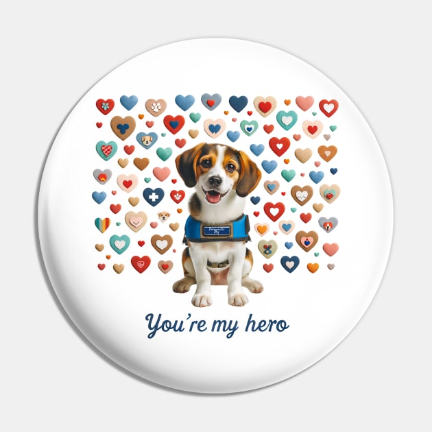 Therapy Dog of Wonder Pin by EternalEntity