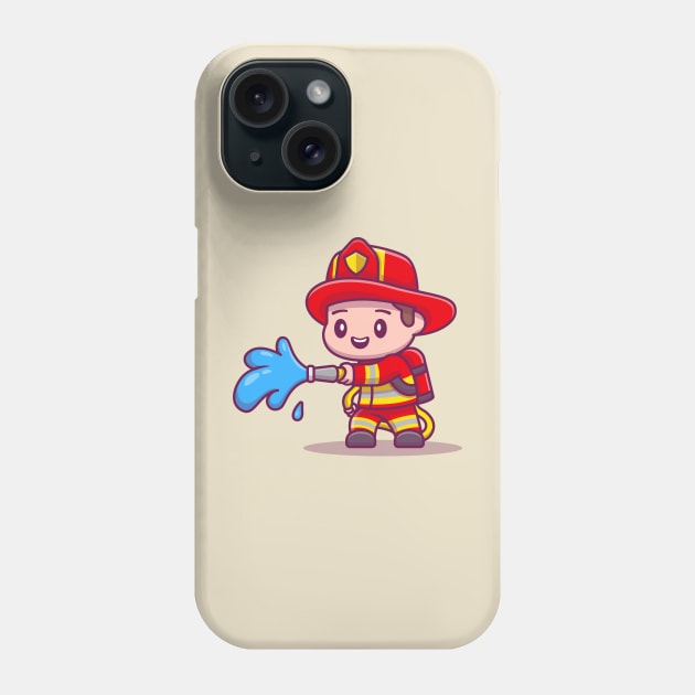 Cute Firefighter Phone Case by Catalyst Labs