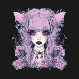 Goth Emo Girl T-Shirt