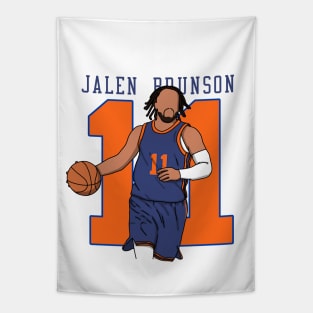 Jalen Brunson Comic Style Tapestry