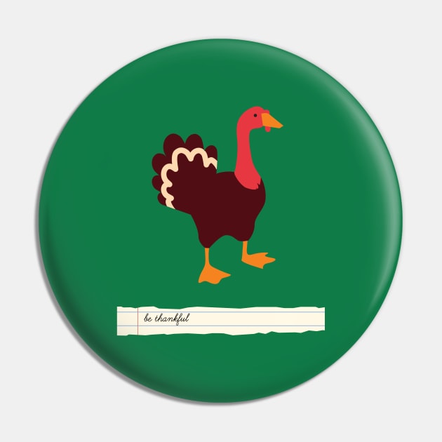 Untitled Thanksgiving Goose Pin by IlanB