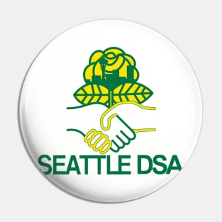 Seattle DSA Basketball White Pin