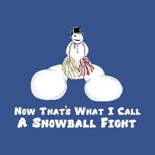 Snowball Fight - Naughty Snowman T-Shirt