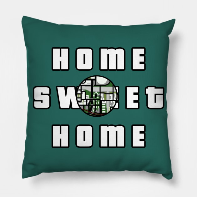 Home Sweet Home Pillow by baaldips