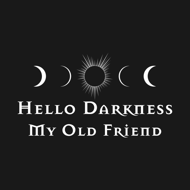 Hello Darkness My Old Friend - Solar Eclipse April 2024 by LucentJourneys