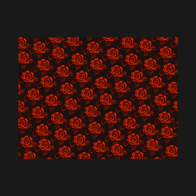 Velvet Red Roses by Almanzart