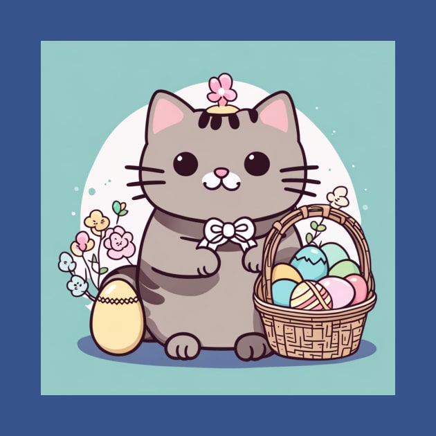 Cute Easter Pusheen by Love of animals