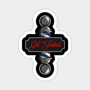 get faded barbe Magnet
