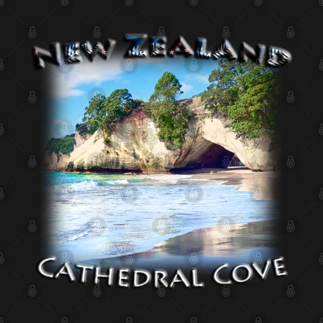 New Zealand - Cathedral Cove Day by TouristMerch