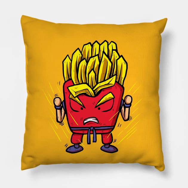 Fries Super Saiyan Pillow by Anime Gadgets