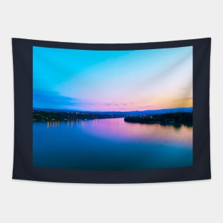 River Sunset Tapestry