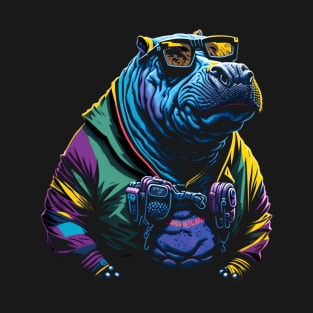 Cyberpunk Hippo T-Shirt