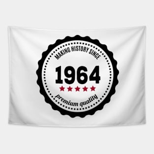 Making history since 1964 badge Tapestry