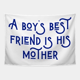 A Boy's Best Friend Tapestry