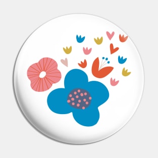 Beautiful Flowers Pin