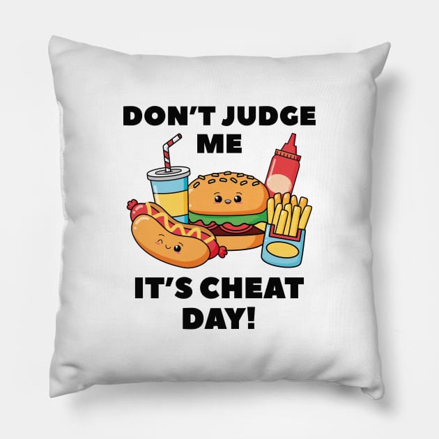 Cheat Day Pillow by LuckyFoxDesigns